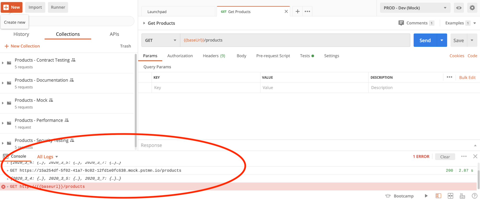 See the new Postman Console in action