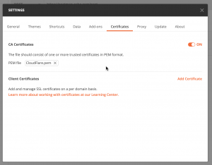 SSL/TLS: Managing Your Encryption Certificates in Postman | Postman