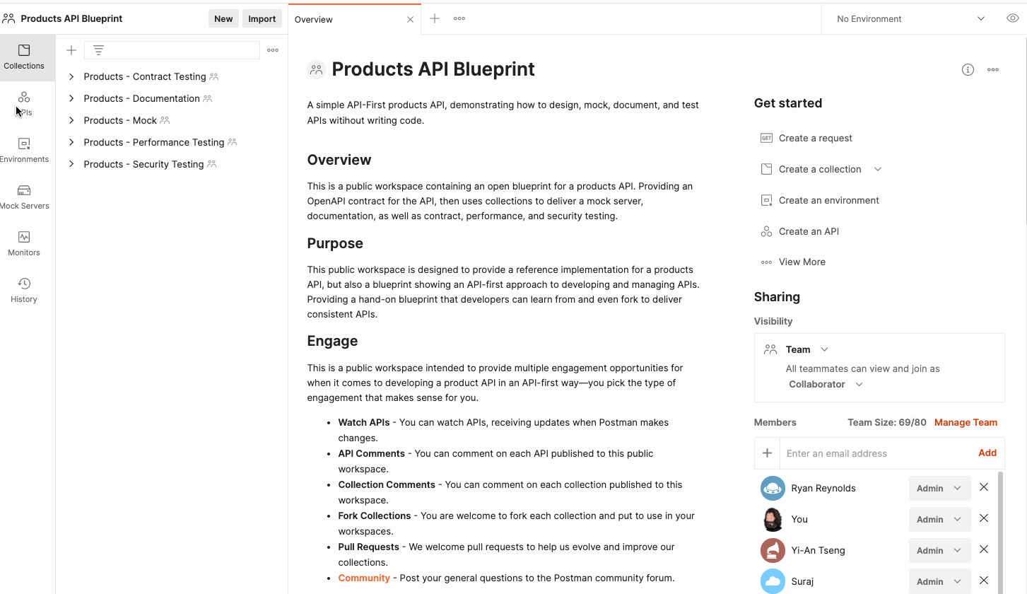 Watch an API in Postman