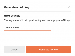 Generate a Postman API Key