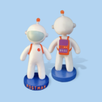 Postman bobblehead figurine