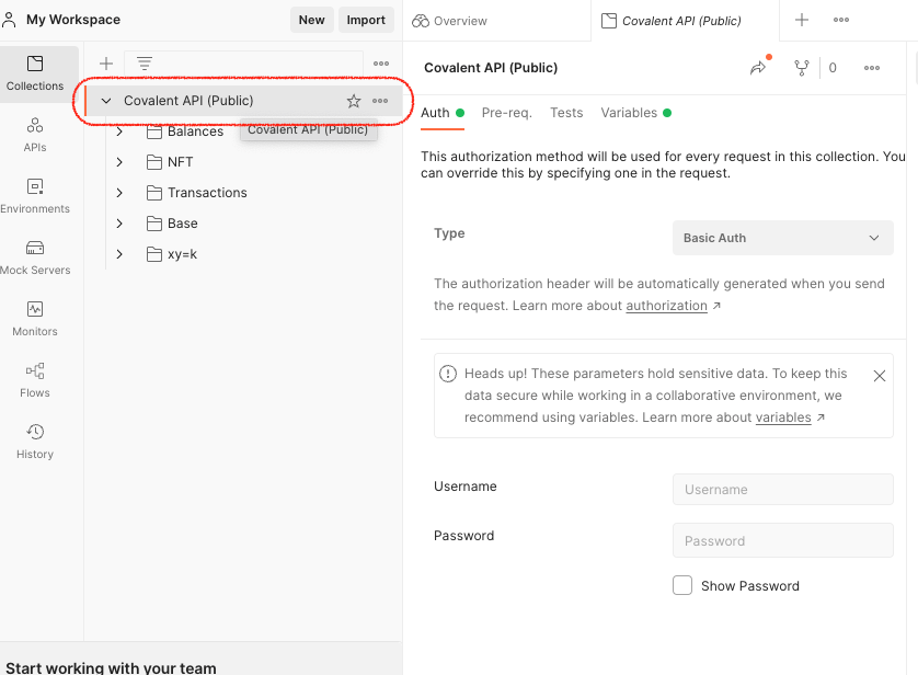 Open up the config panel