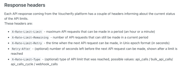 Response headers explained